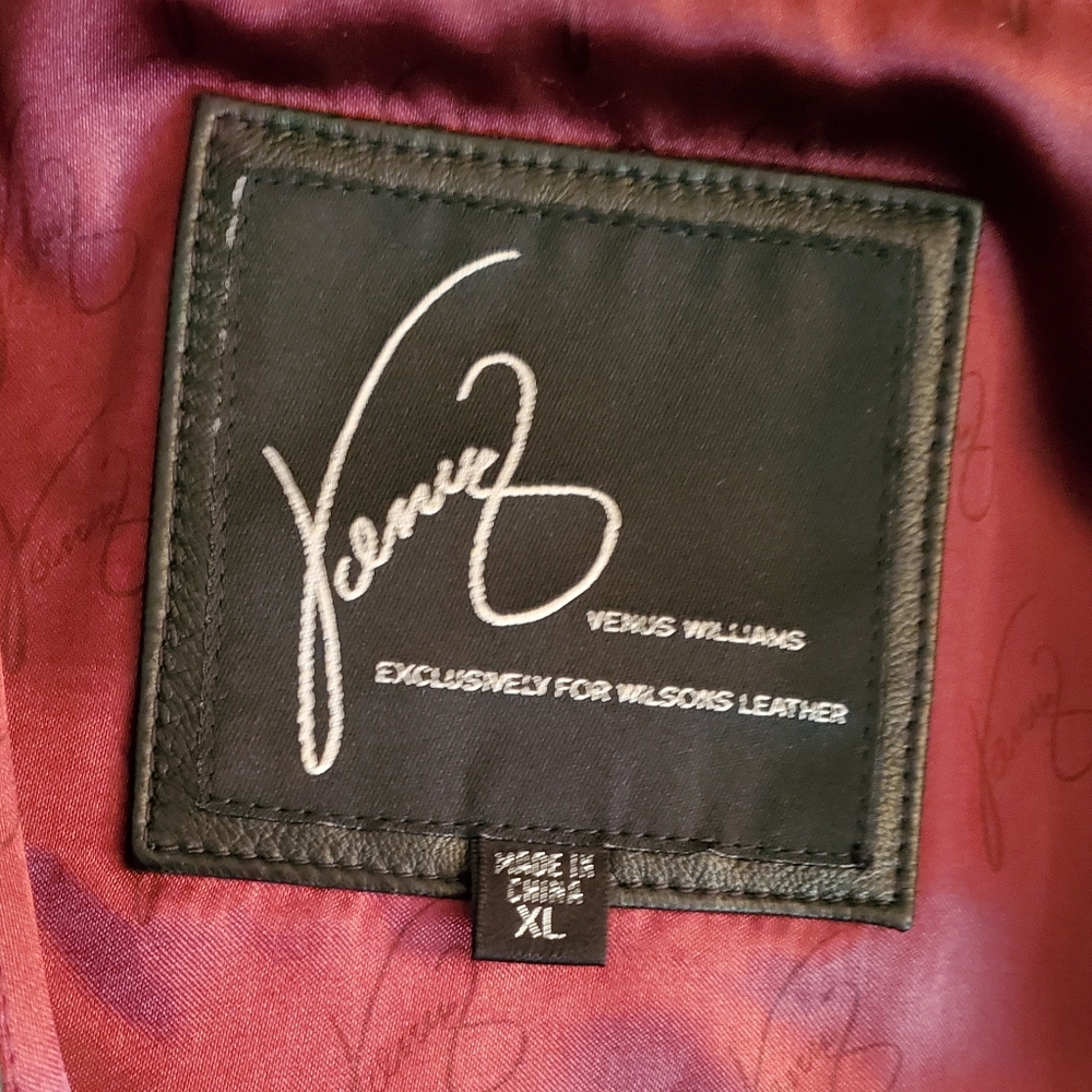 Venus Williams Exclusive soft leather Bomber XL - Picture 3 of 5